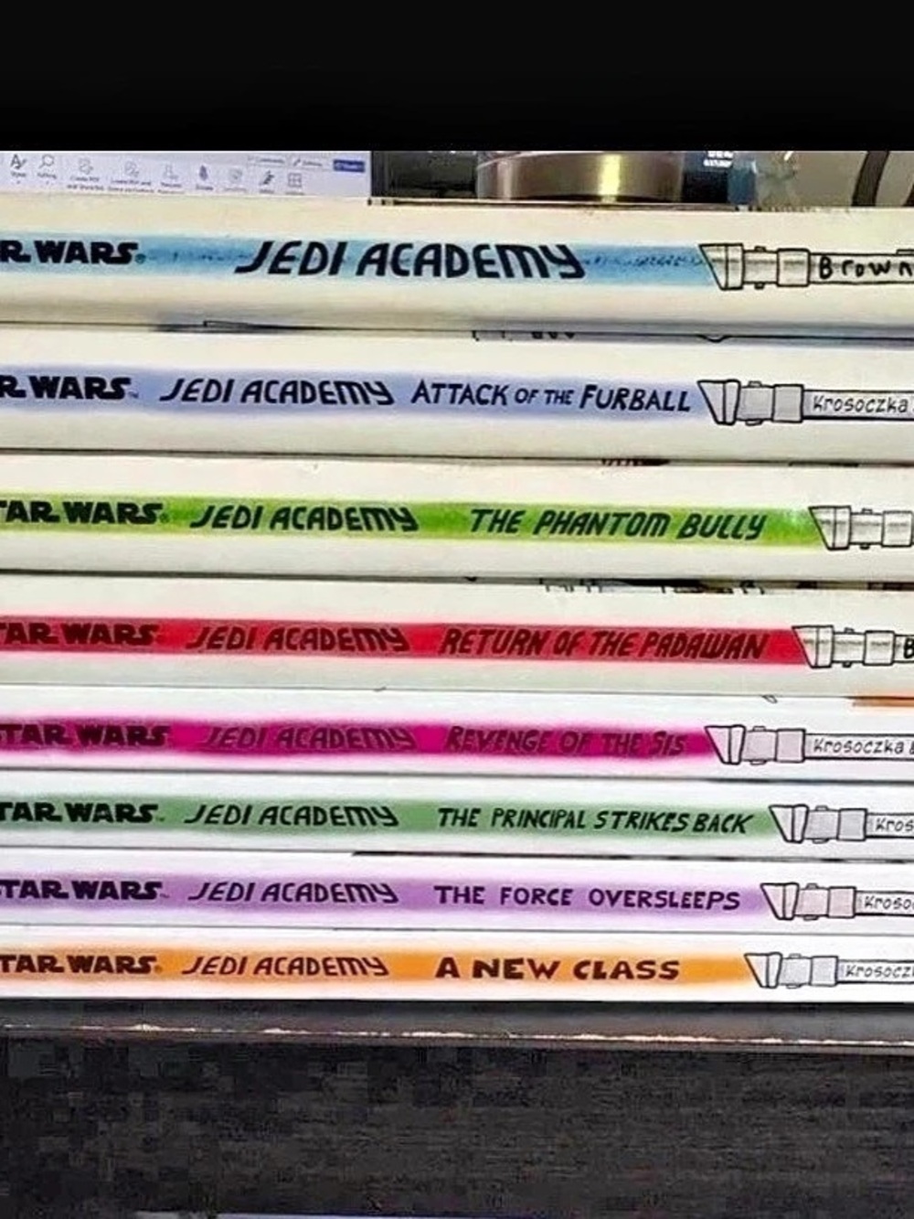 Star Wars Jedi Academy Graphic Novels Lot